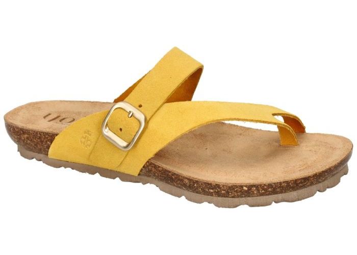 Yokono SALOU-013 slippers & muiltjes geel mosterd
