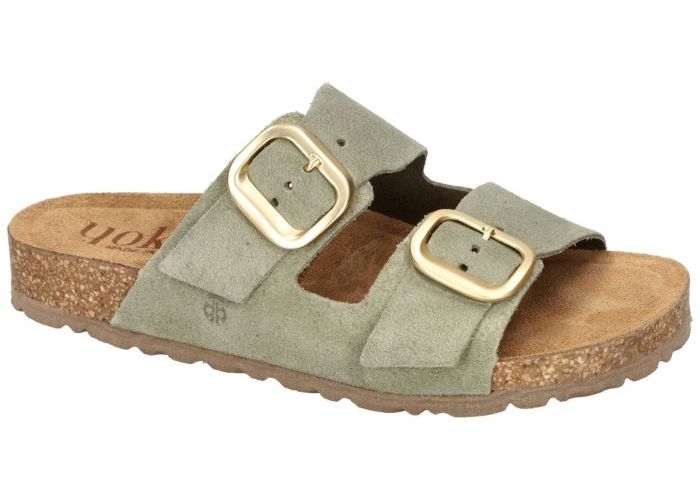 Yokono JERBA-700 slippers & muiltjes groen olijf