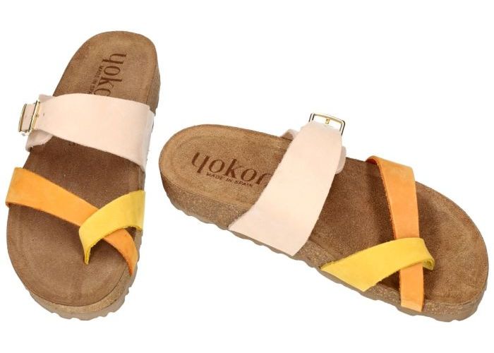 Yokono JERBA-091 slippers & muiltjes multicolor