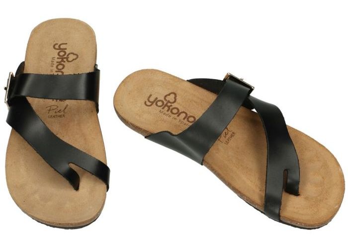 Yokono IBIZA-013 slippers & muiltjes zwart