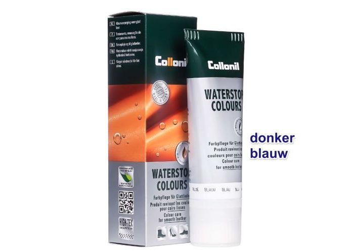  Collonil KLEUR/GLANS waterstop colours tube 75ml Blauw Donker