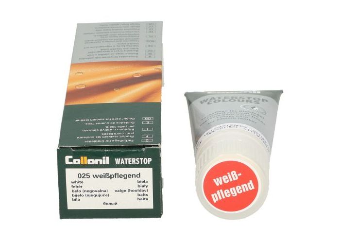 Collonil waterstop colours tube 75ml kleur/glans wit