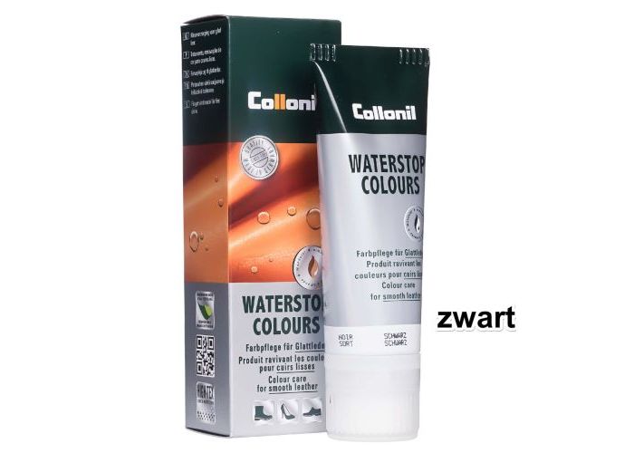  Collonil KLEUR/GLANS Waterstop Colours tube 75 ml Zwart