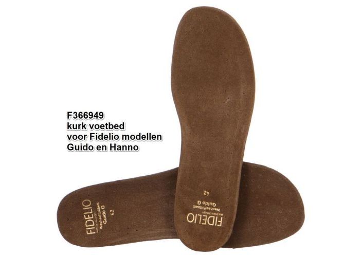  Fidelio Hallux BINNENZOLEN F366949 für Guido und Hanno Natuur-ongekleurd