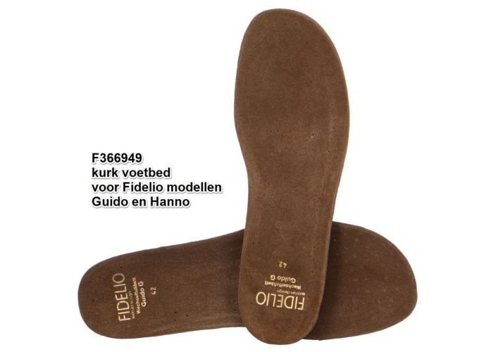 Fidelio Hallux F366949 für Guido und Hanno binnenzolen natuur-ongekleurd