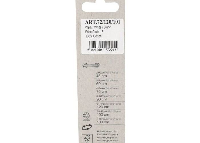 Ringpoint Art. 72 / 120 cm / 101 round heavy 120 cm wit