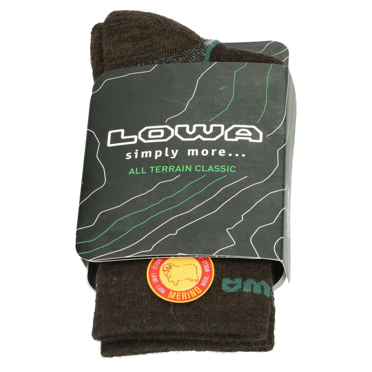 Moeras geschenk Aanbeveling Lowa LS1910 ATC socks sokken bruin donker - mode-accessoires | Schoenen Karo