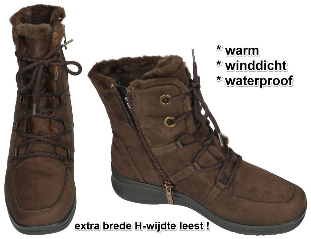 Ara 12-48554 H laarzen bruin donker - schoenen | Schoenen Karo