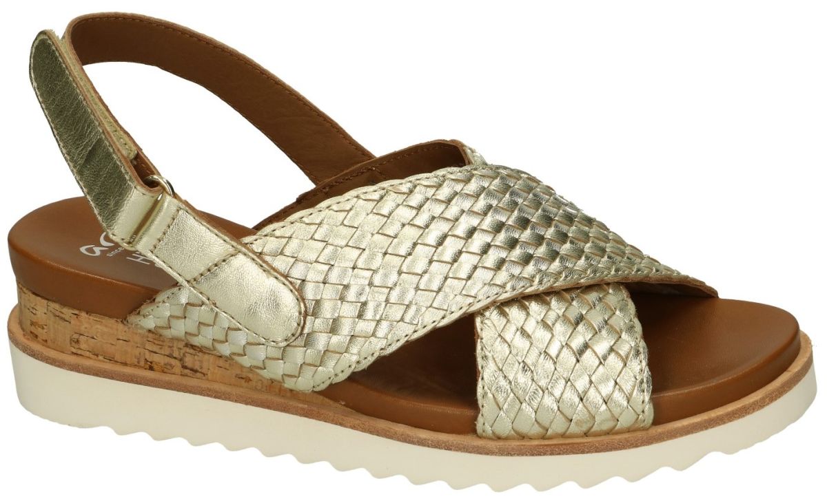 Weigering Verouderd Aanhankelijk Ara 12-28206 18G VALENCIA-S sandalen goud - schoenen | Schoenen Karo