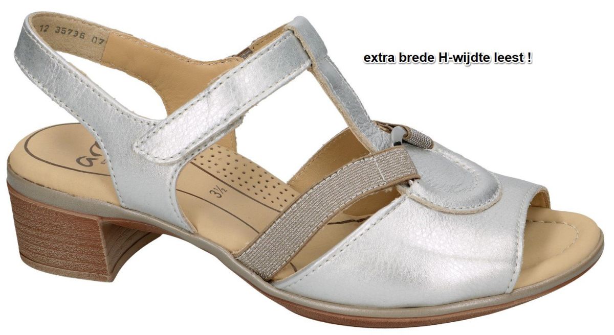 tv negatief dichters Ara 12-35736 07H sandalen zilver - schoenen | Schoenen Karo