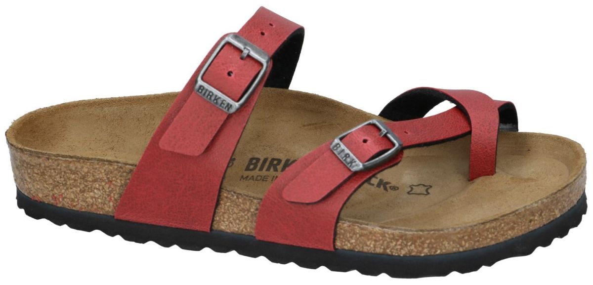 Tot stand brengen achter Belegering Birkenstock 1005021 MAYARI pull up slippers & muiltjes bordeaux - schoenen  | Schoenen Karo