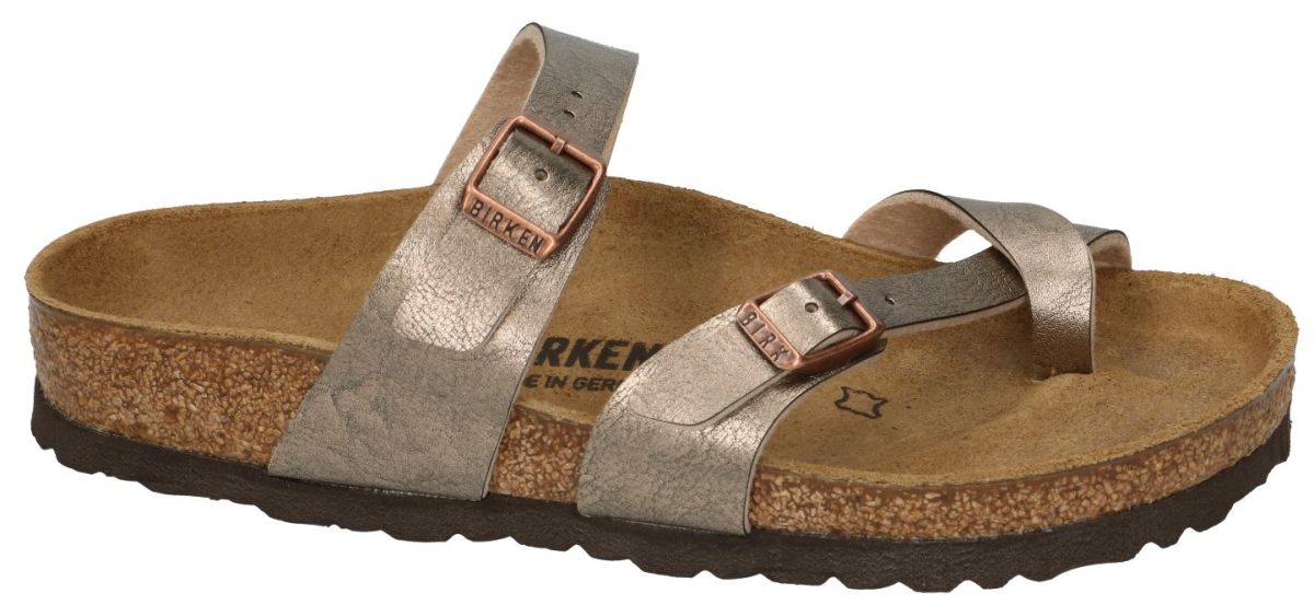 Cornwall snijden Afdrukken Birkenstock 1016408 MAYARI slippers & muiltjes brons - schoenen | Schoenen  Karo