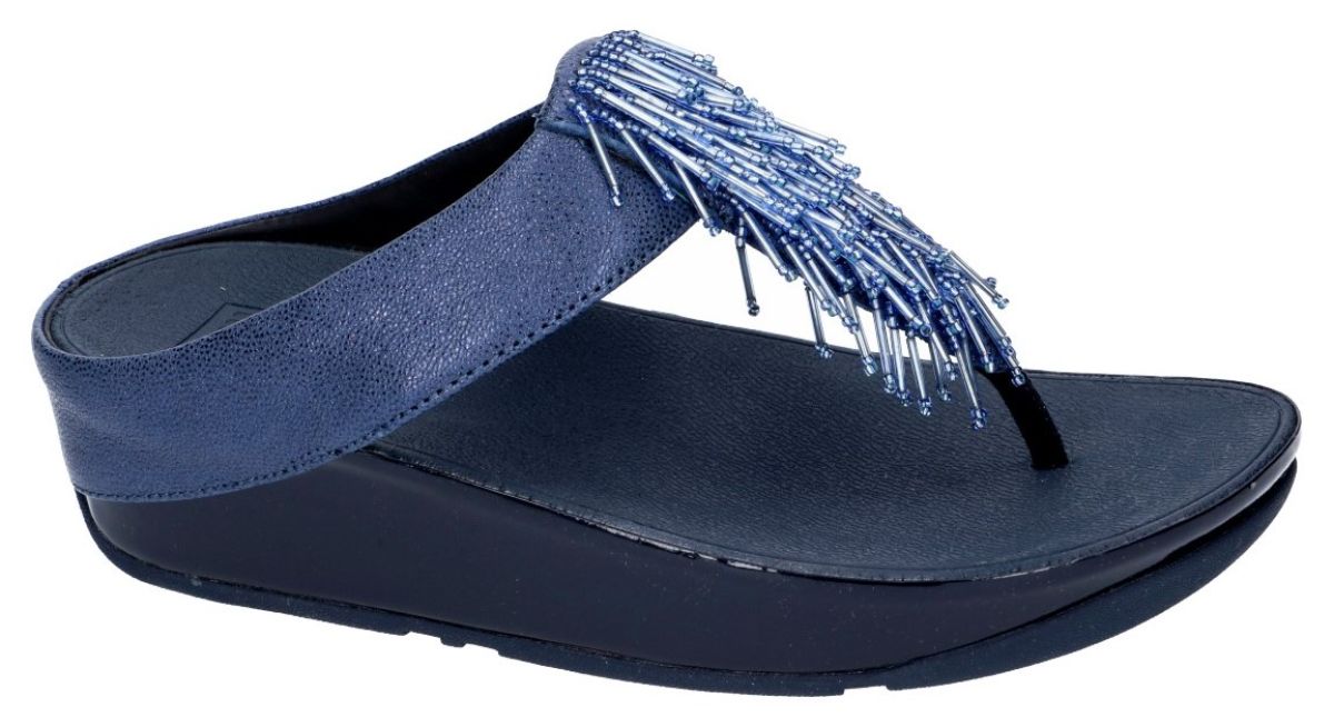 gemakkelijk Actie Dodelijk Fitflop 336-003 CHA CHA slippers & muiltjes blauw - schoenen | Schoenen Karo