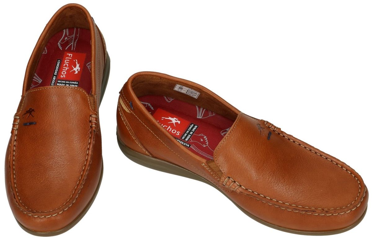 Fluchos F0540 MORFEO mocassins cognac/caramel - schoenen | Schoenen Karo