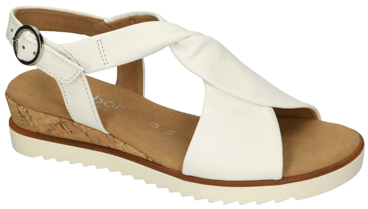 Witte gabor online sandalen