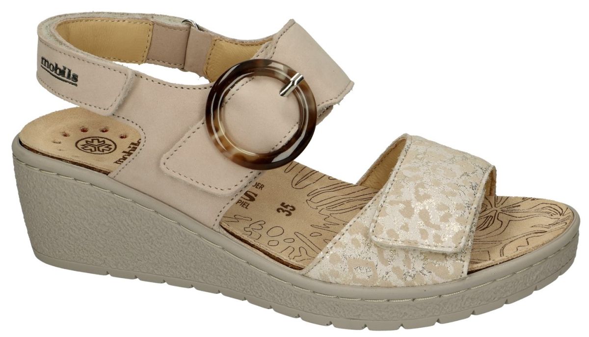 Mobils Ergonomic sandalen beige schoenen Schoenen Karo