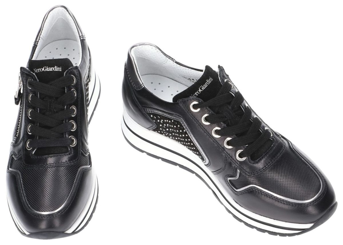 tussen Klassiek een kopje Nero Giardini P805241D sneakers zwart - schoenen | Schoenen Karo