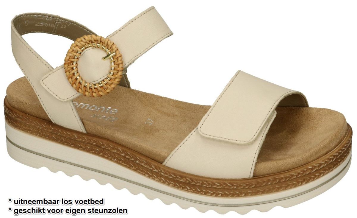 toenemen werkzaamheid onwetendheid Remonte D0Q52-60 sandalen off-white-crÈme-ivoorkleur - schoenen | Schoenen  Karo