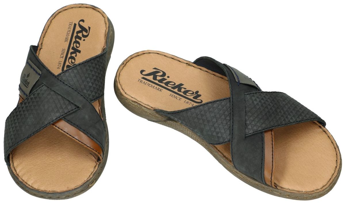Klas Gemoedsrust jas Rieker 22091-14 pantoffels & slippers blauw donker - schoenen | Schoenen  Karo