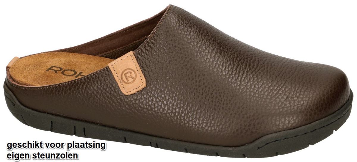 Rohde 6656 MANTUA pantoffels & bruin - schoenen | Schoenen Karo