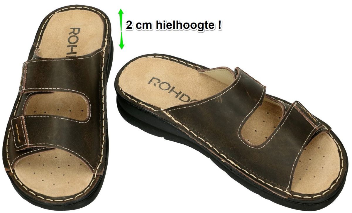 Gastvrijheid koppeling wazig Rohde 5880 AUGSBURG pantoffels & slippers bruin donker - schoenen | Schoenen  Karo