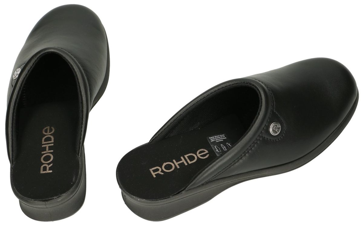 Vertellen uitlaat Demonteer Rohde 2507 FARUN pantoffels zwart - schoenen | Schoenen Karo