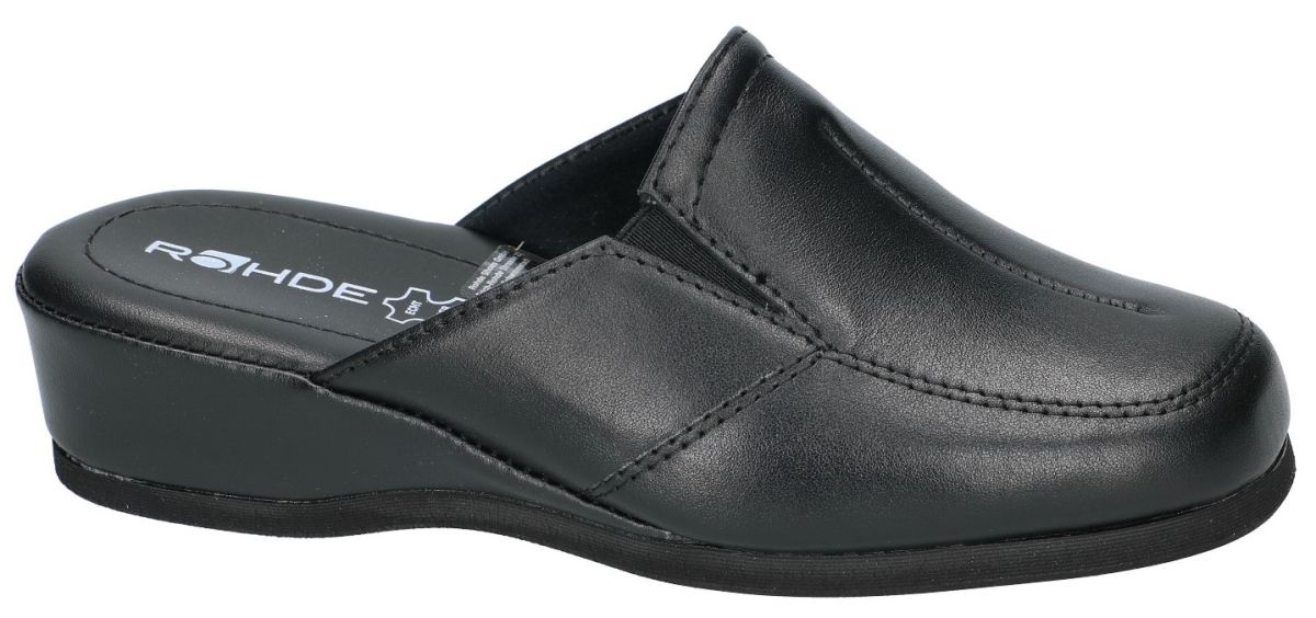 desinfecteren moordenaar gevangenis Rohde 6142 MANDAL pantoffels zwart - schoenen | Schoenen Karo