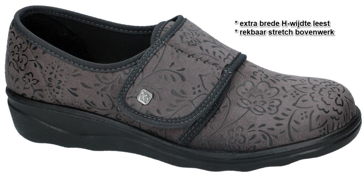 Romika 70080 ROMISANA 80 pantoffels grijs donker - | Schoenen Karo