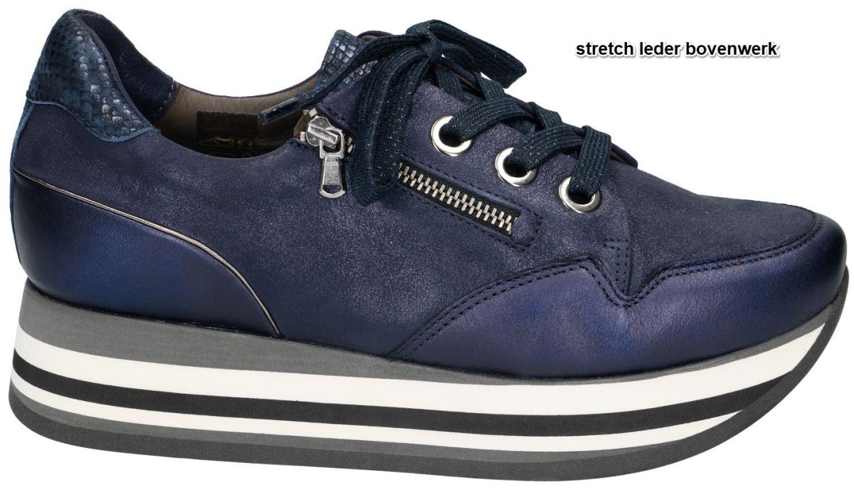 Softwaves 7.78.02ST sneakers blauw donker - | Schoenen Karo