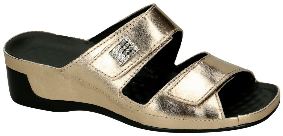 baard betrouwbaarheid Zorg Vital 236603 TINA slippers & muiltjes goud - schoenen | Schoenen Karo