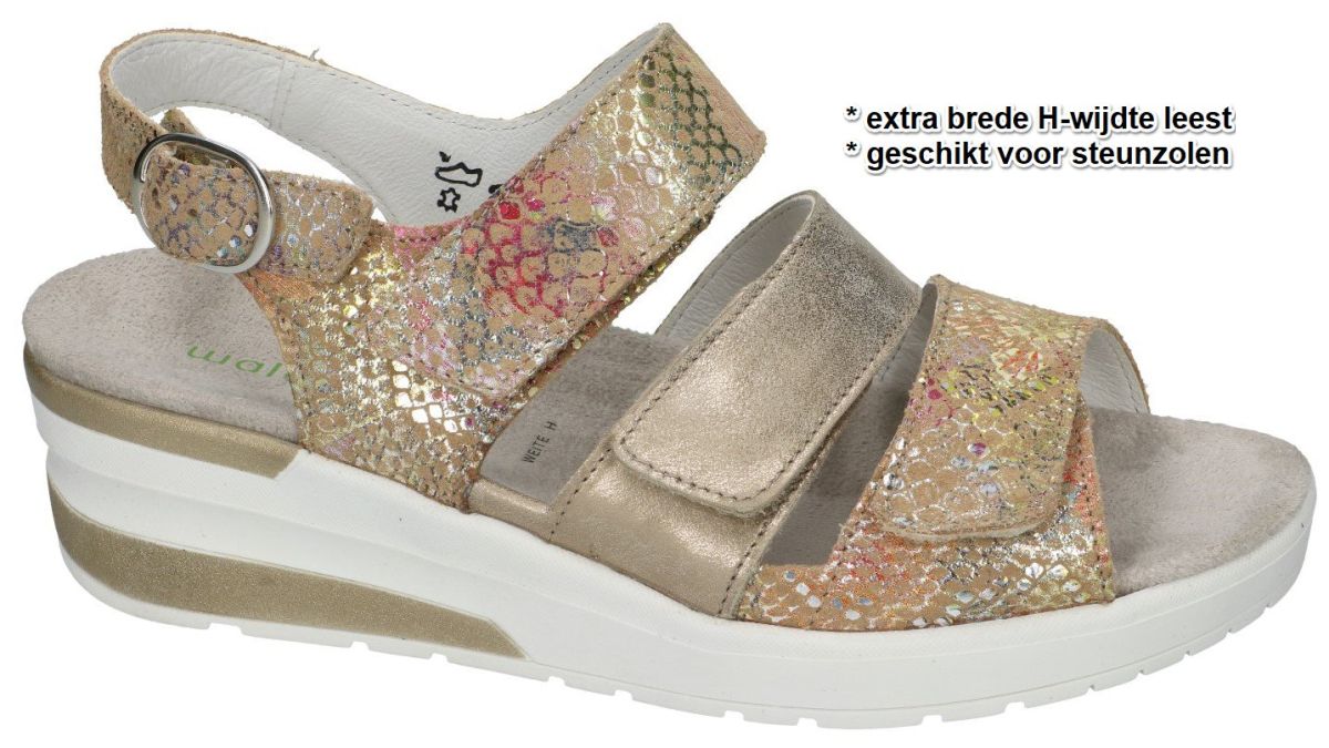 palm Ga naar het circuit droom Waldlaufer 702001 H-CLAUDIA sandalen multicolor - schoenen | Schoenen Karo