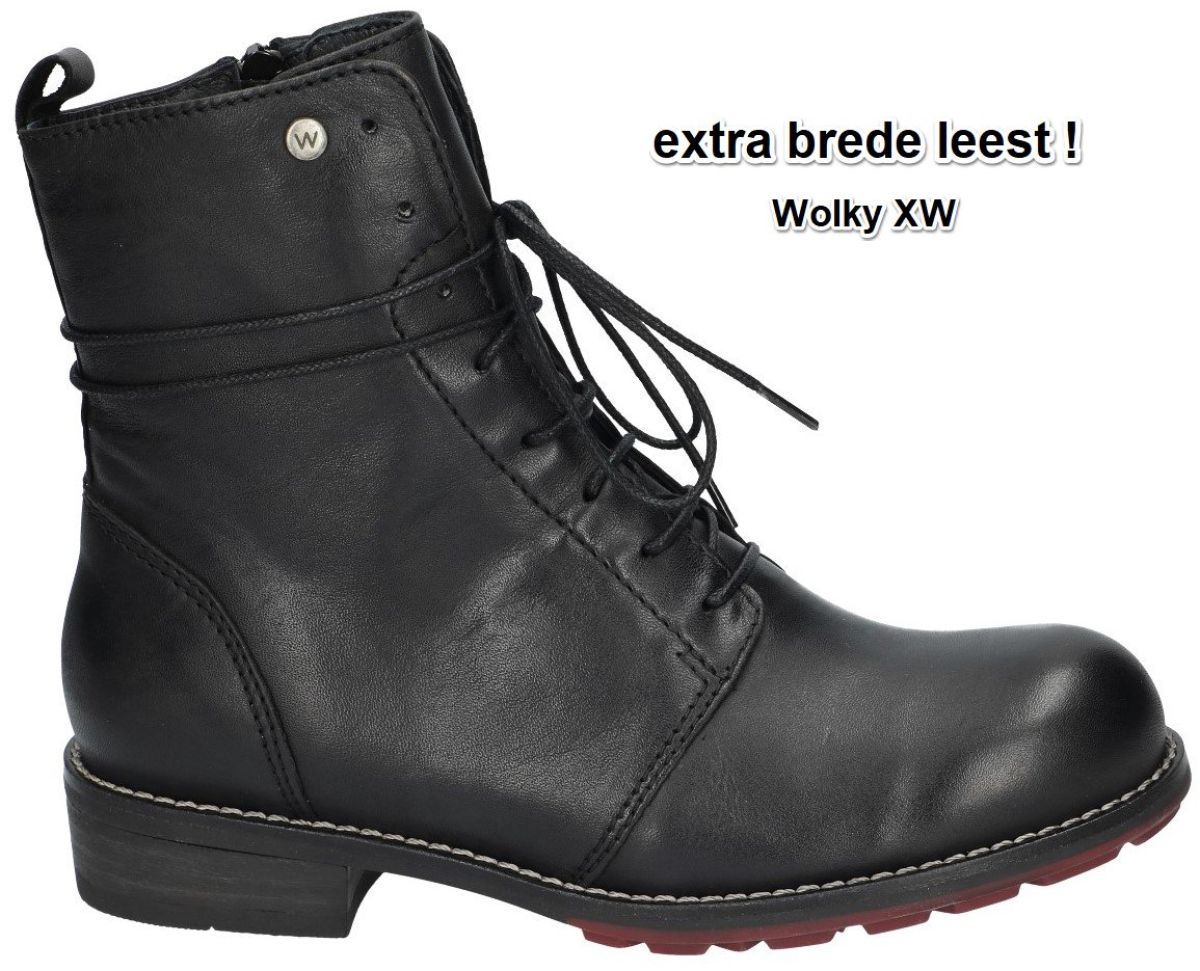 naar voren gebracht Diversen zuur Wolky 0444420 Murray XW Velvet leather enkellaarzen zwart - schoenen |  Schoenen Karo