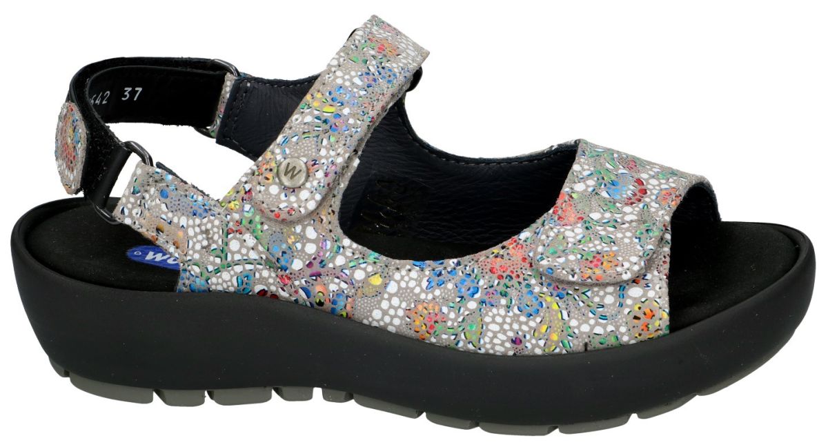 Vergelijken bedrag Ongemak Wolky 0332542 RIO mosaic suede sandalen multicolor - schoenen | Schoenen  Karo