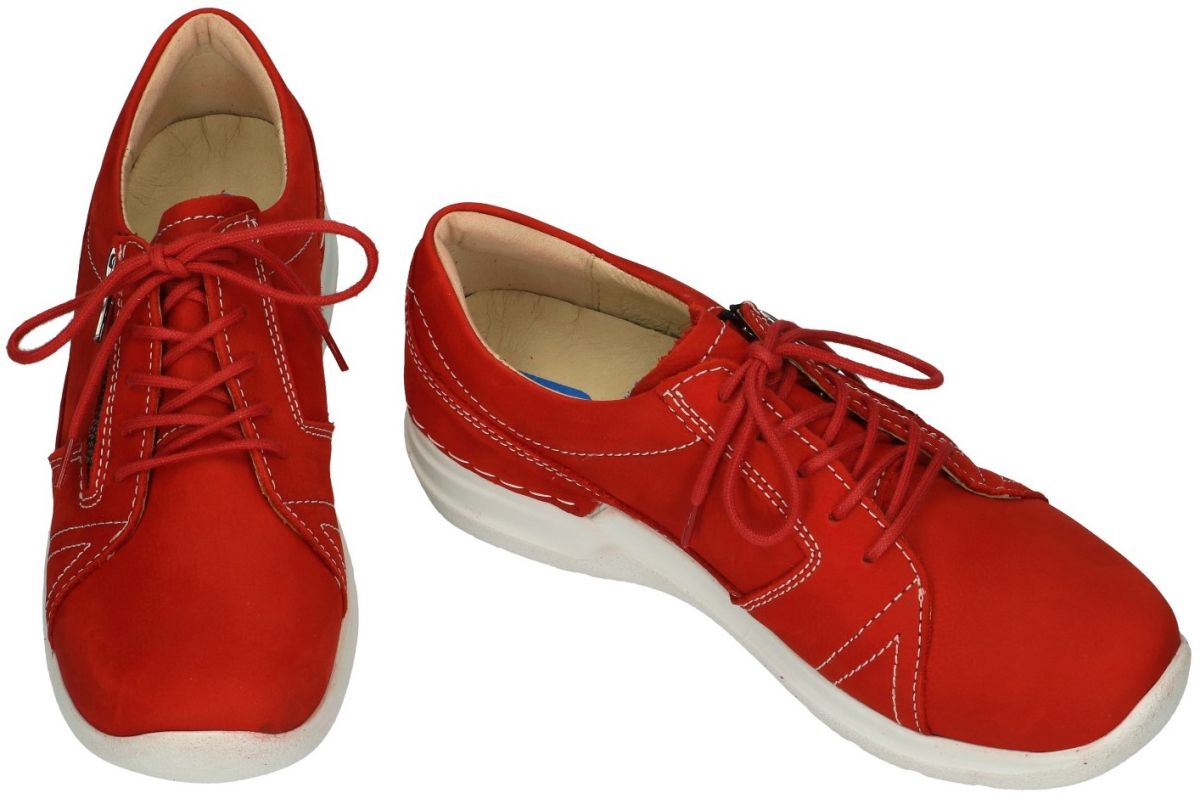 Wolky 0660911 Antique nubuck sneakers rood - | Schoenen Karo
