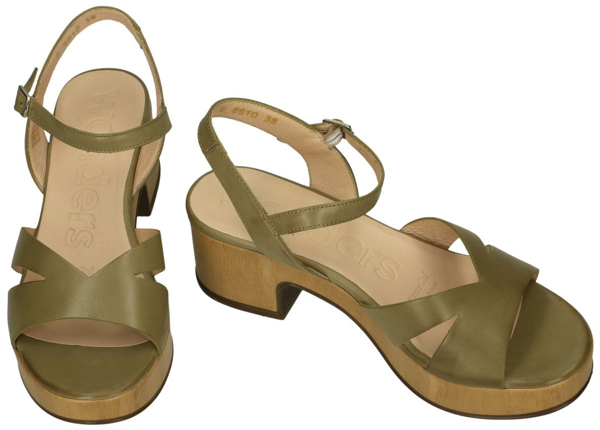 D-8810-P sandalen groen - schoenen | Schoenen Karo