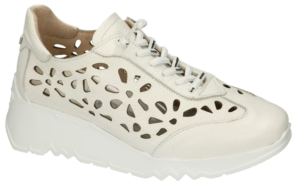 web halen Minachting Wonders E-6705 sneakers off-white-crÈme-ivoorkleur - schoenen | Schoenen  Karo