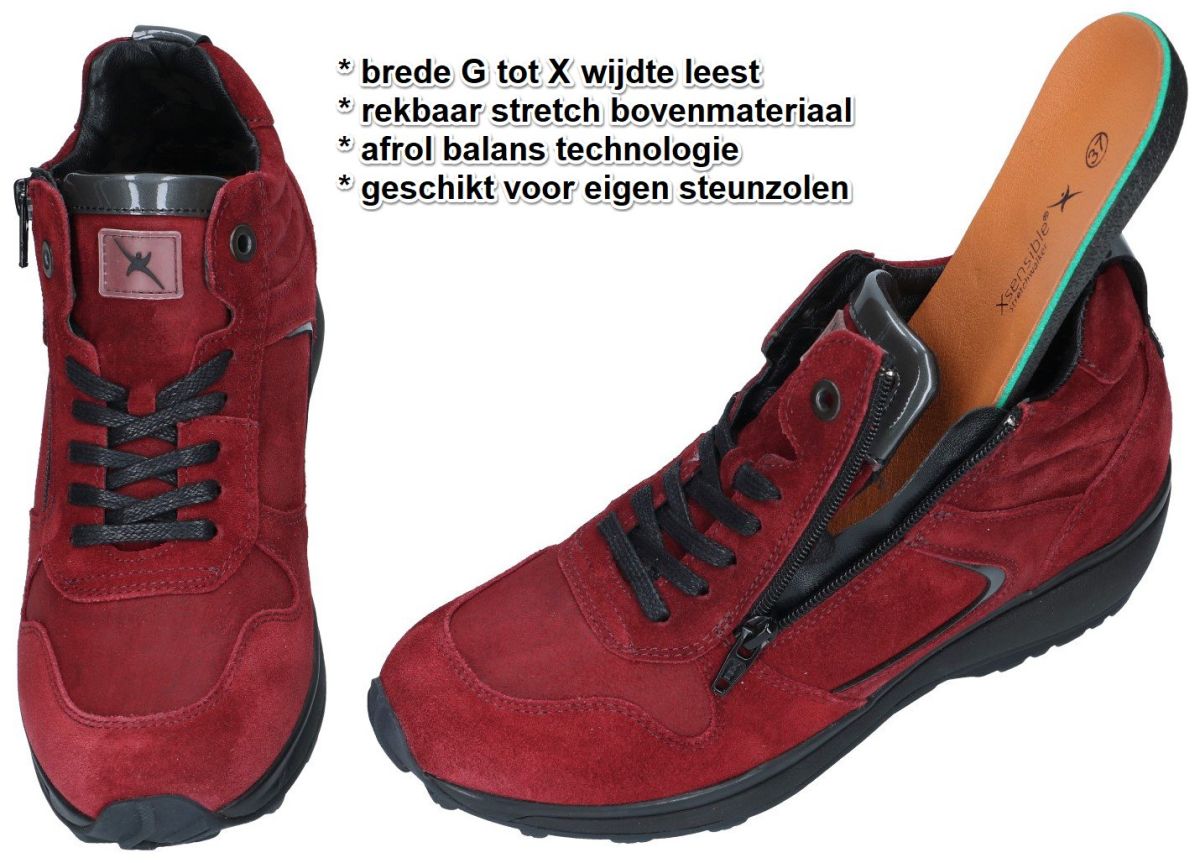 Xsensible FILLY 30026.2.771 GX sneakers rood donker - schoenen | Schoenen  Karo