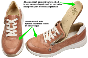 Schoenen, slippers, sandalen voor hallux valgus, hamertenen en andere knobbels - Fidelio